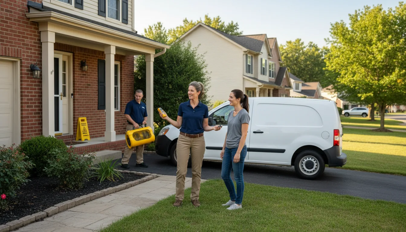 Residential water damage restoration in Errol, NH